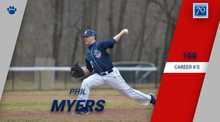 Behrend Baseball Takes Two From Pitt-Bradford; Myers Hits 150 Career Strikeouts