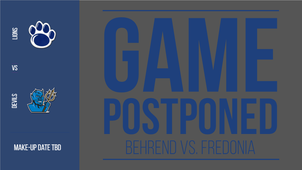 Behrend Baseball vs. Fredonia Postponed