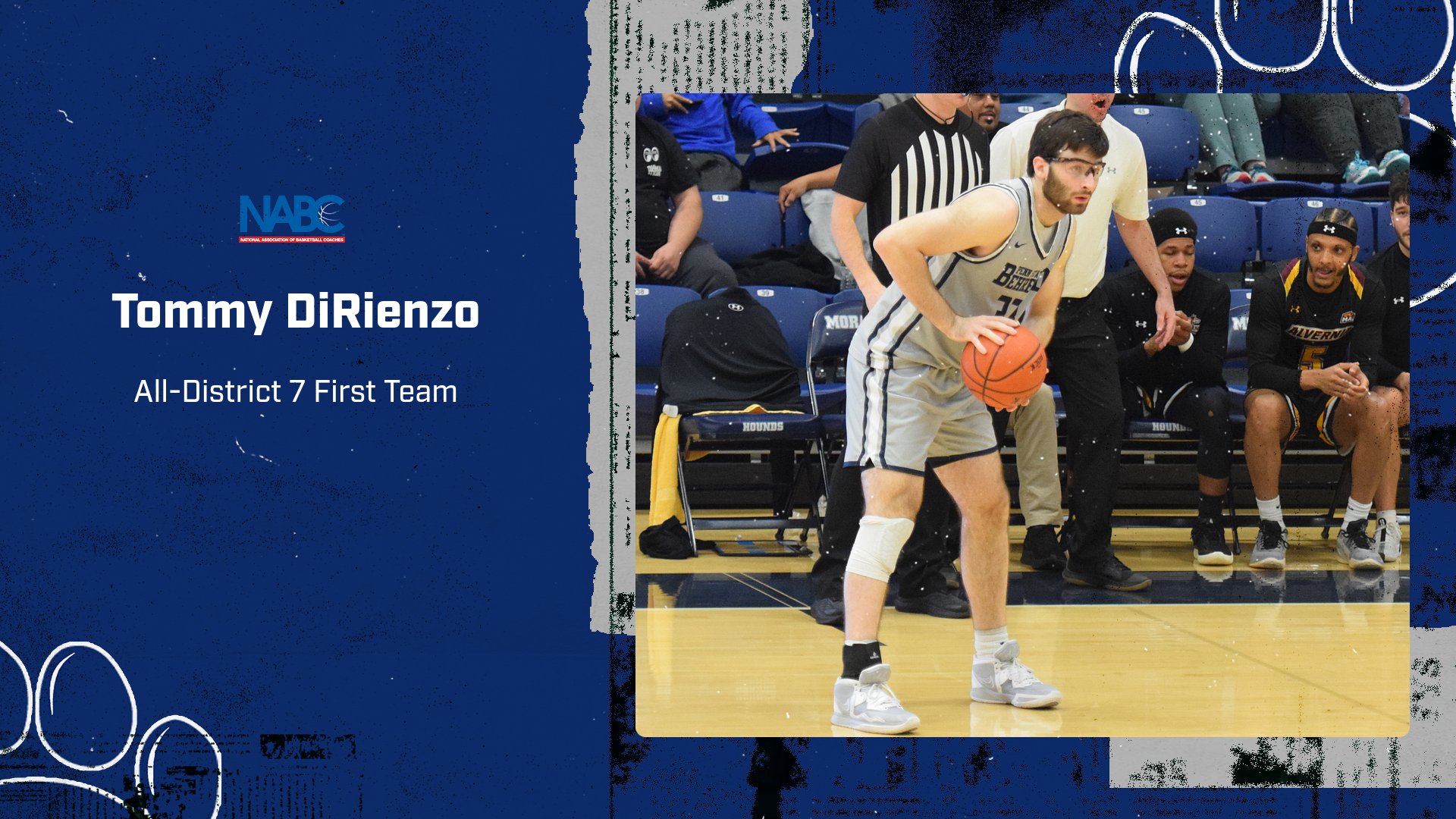 DiRienzo Selected To NABC All-District 7 First Team, All-ECAC First Team, and D3hoops All-Region Third Team