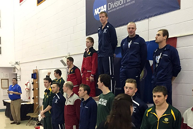 Men's Swimming and Diving Dominance Continues at AMCC Championships