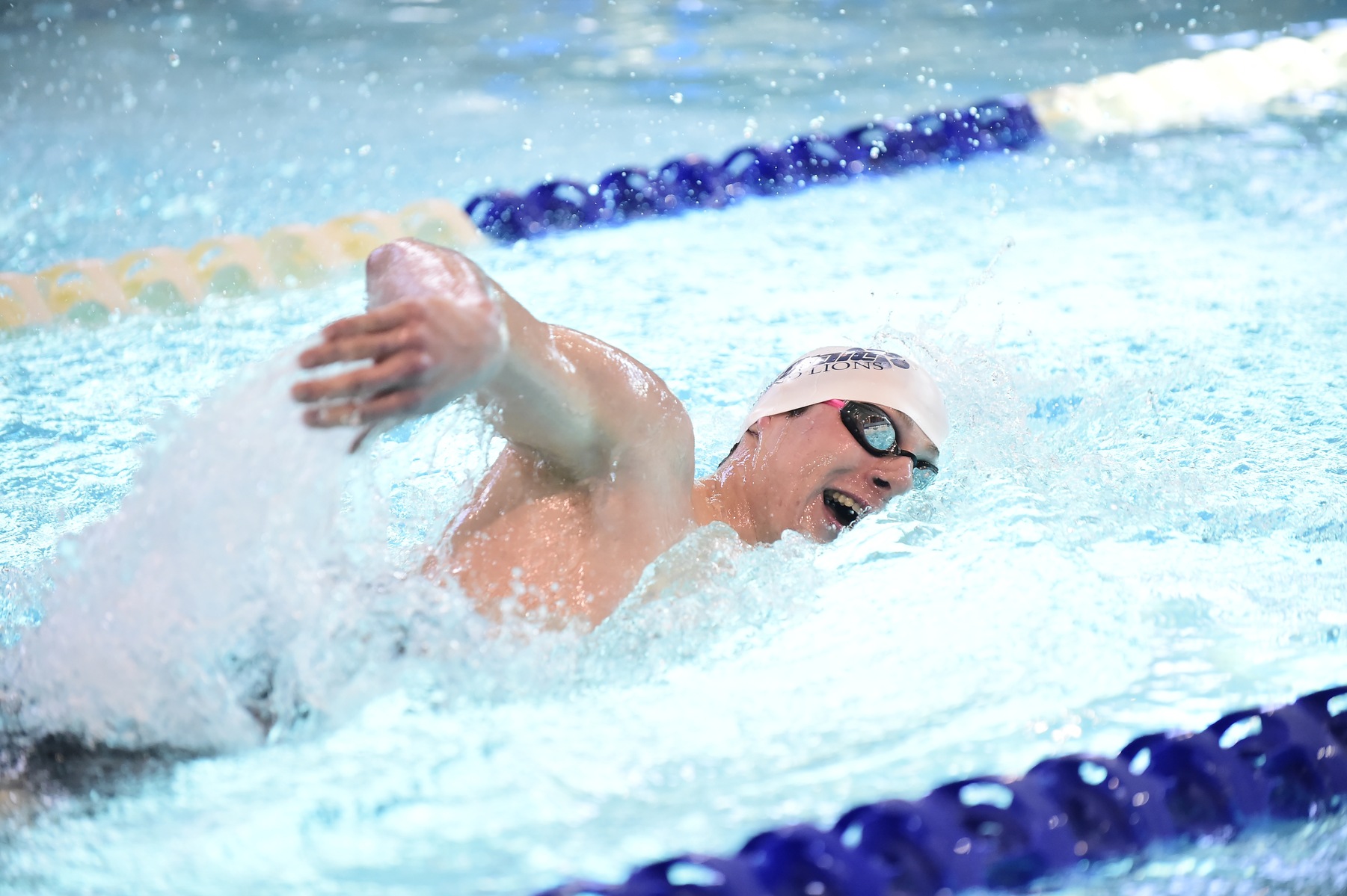 Lions Win 800 Free Relay on Day One of AMCC Championships