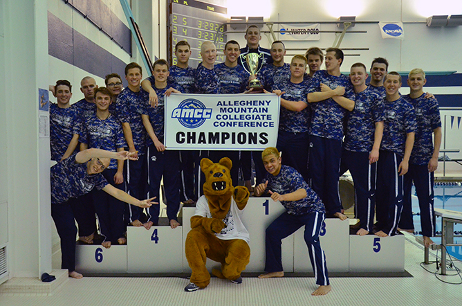Men's Swimming and Diving Claims 12th Straight AMCC Championship