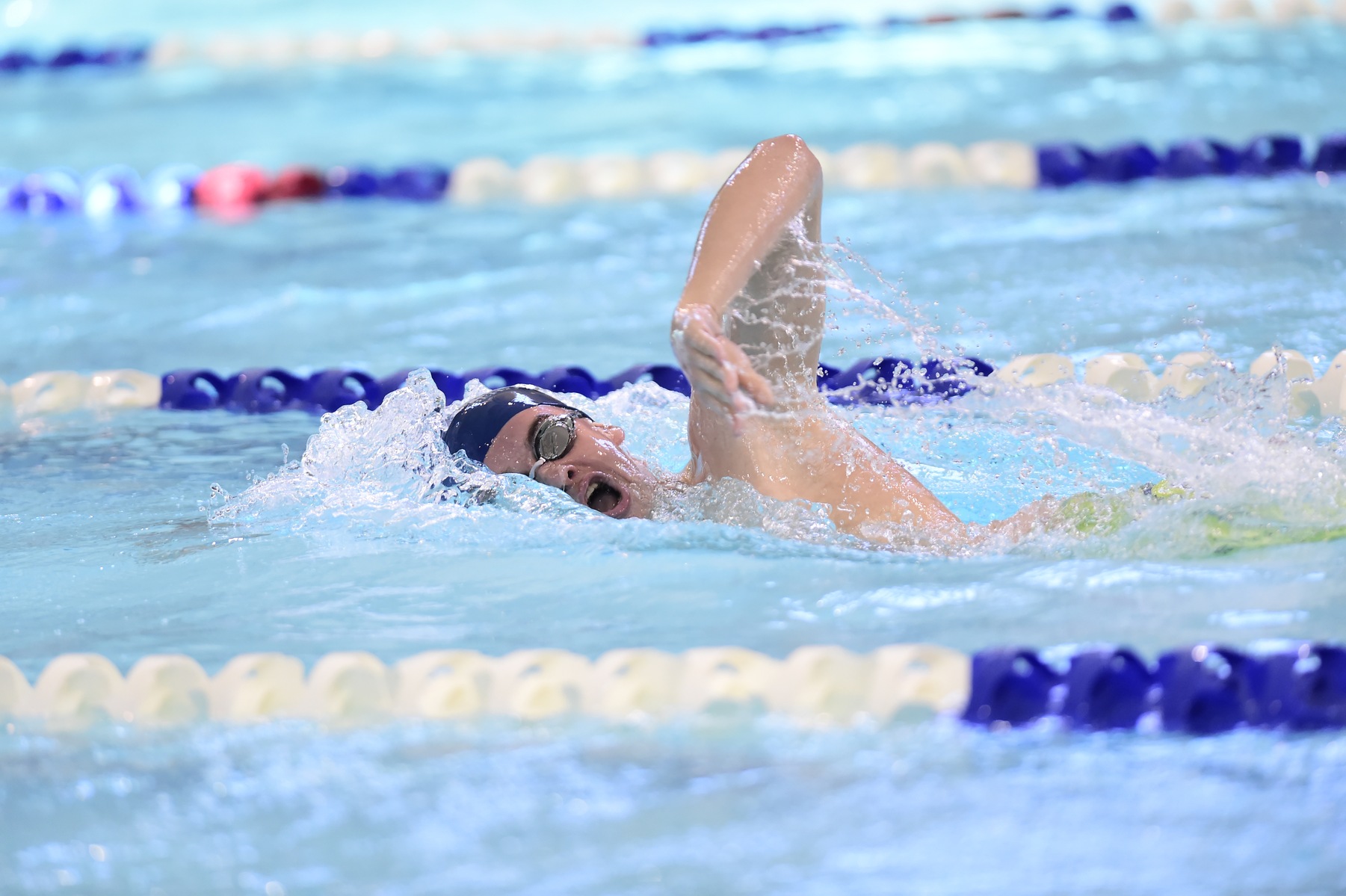 Men's Swimming and Diving Take Lead at Fredonia Invite