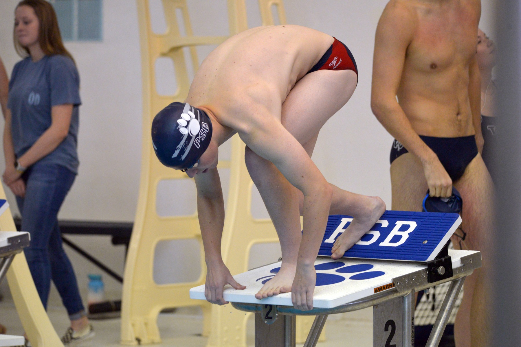 Behrend Swimming Claims First Win Over Westminster