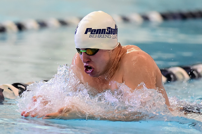 Men's Swimming Leads After Day One at Allegheny
