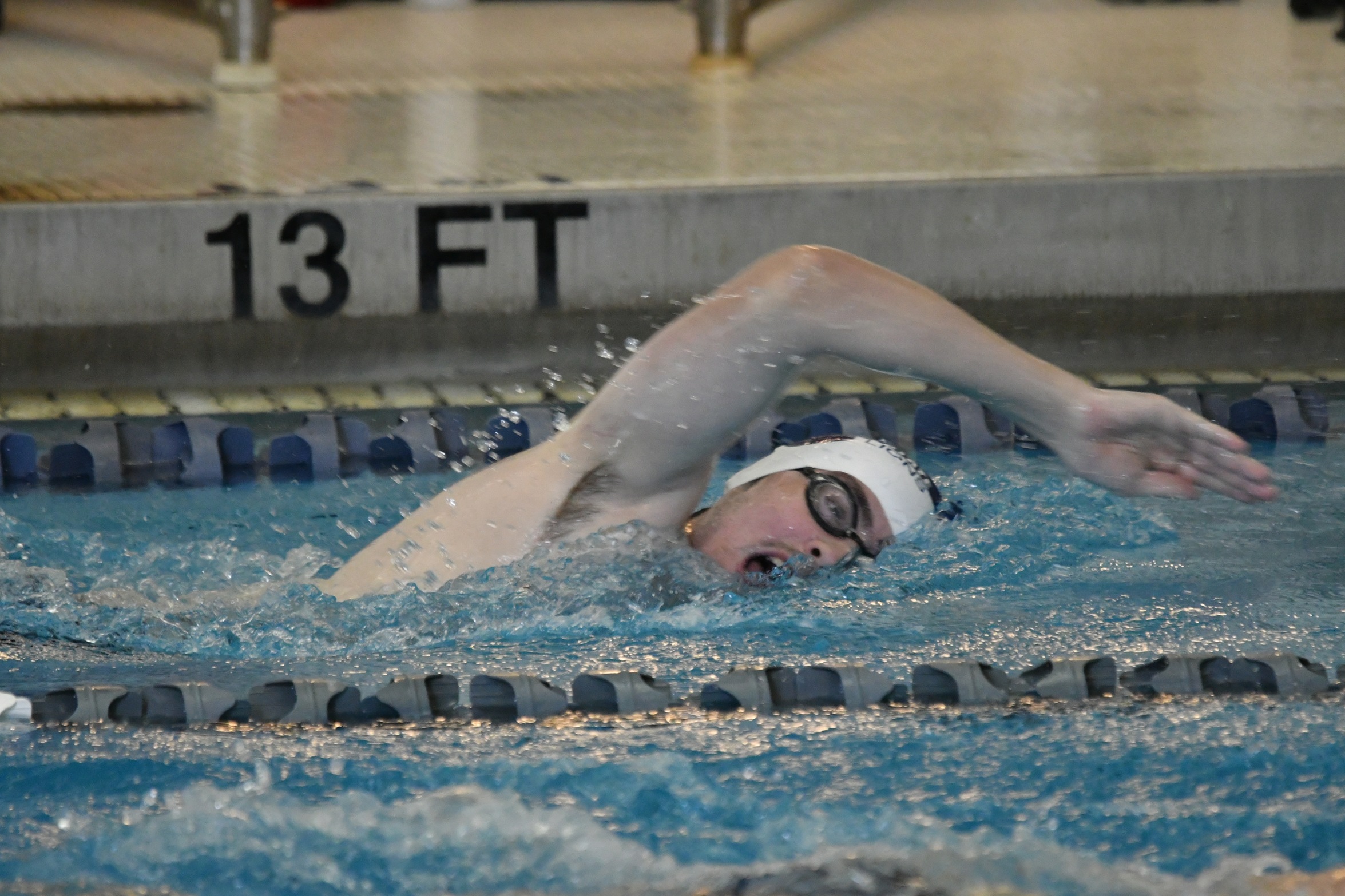 Men's Swimming in Second Place After Day One at Oberlin Invite