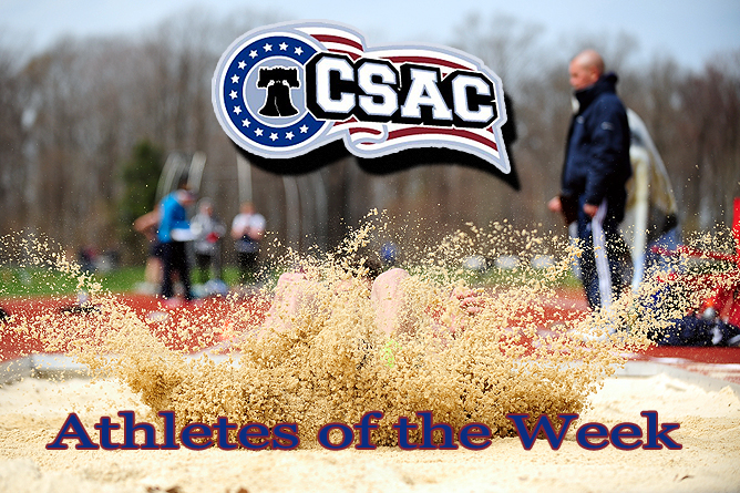 Three Named CSAC Athlete of the Week