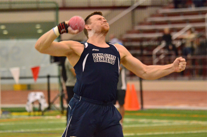 Behrend Competes at First Day of ECAC Championships