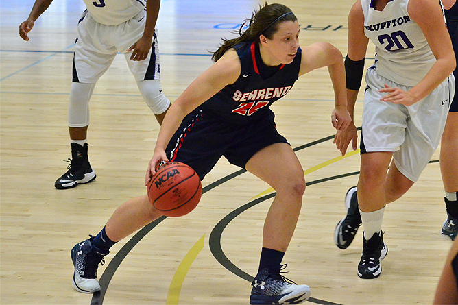 Women's Basketball Downs Franciscan in AMCC Action