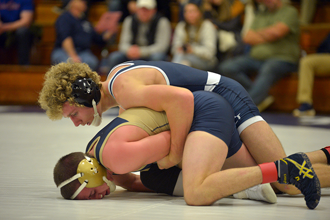 Wrestling Falls to Defiance; Paulson Stays Undefeated in Dual Action