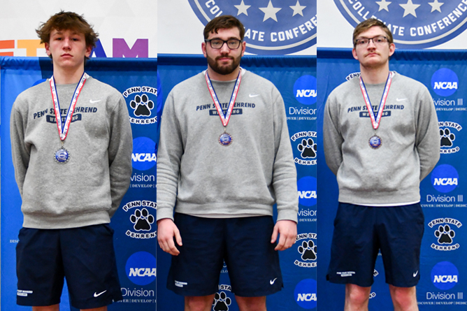 Behrend Wrestling Takes Fourth at AMCC Championships