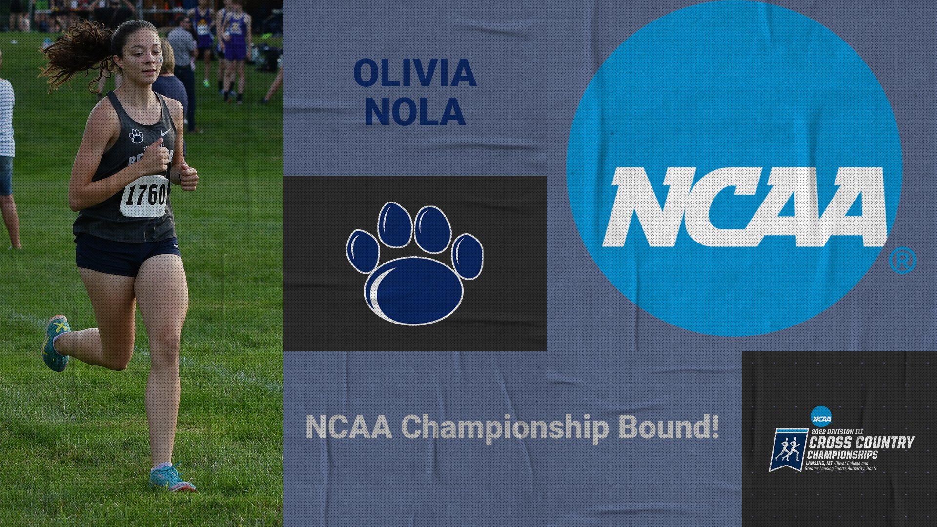 Nola Qualifies for NCAA Women's Cross Country Championships