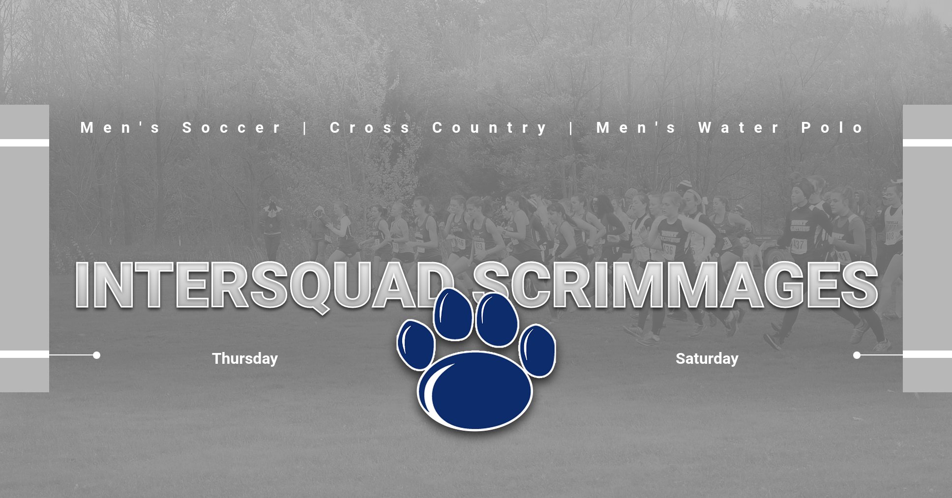Men's Soccer, Cross Country, Men's Water Polo Intersquad Scrimmages