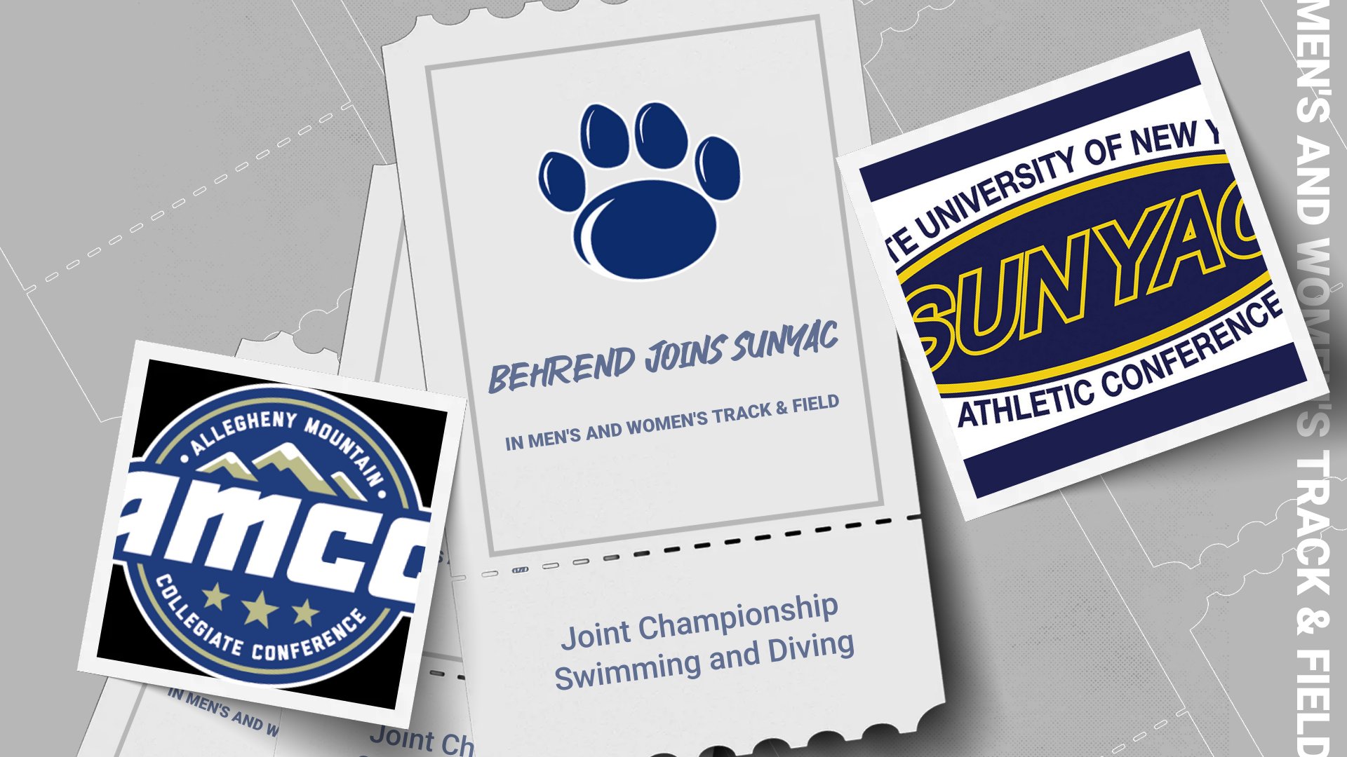 Behrend Track & Field Joins SUNYAC; Swimming and Diving Partners in Championships