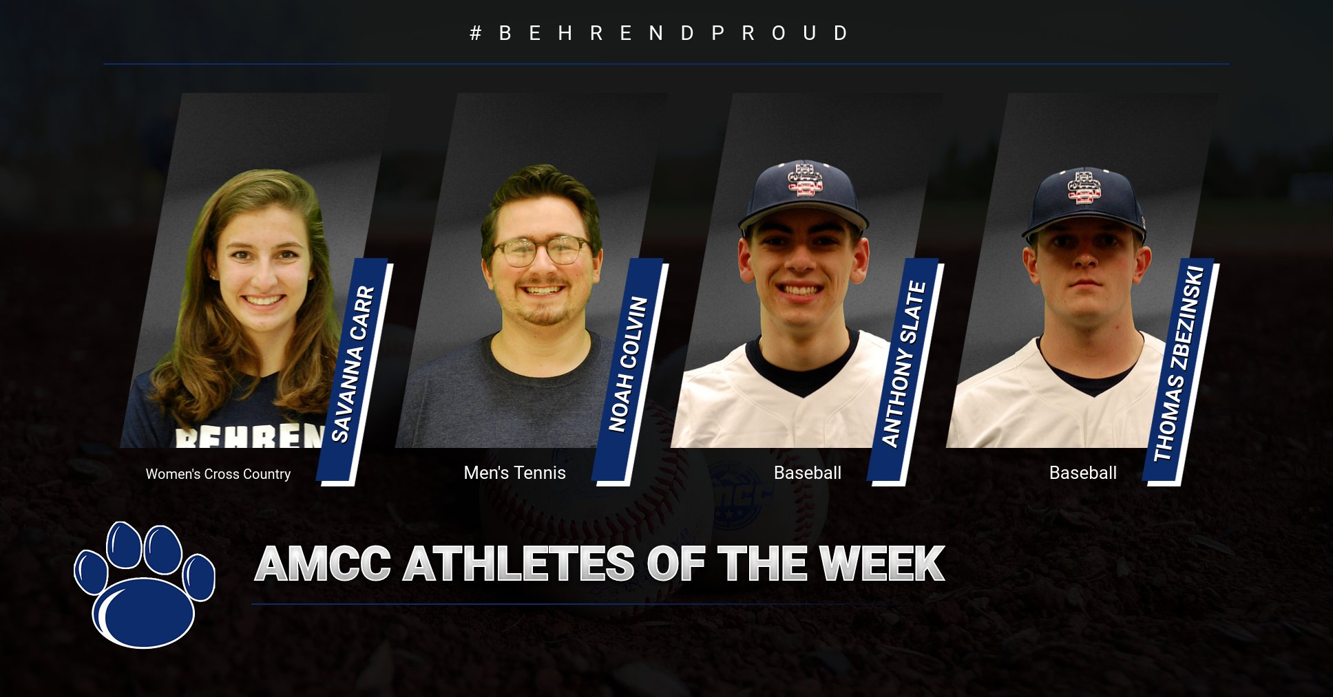 Four Named AMCC Athletes of the Week