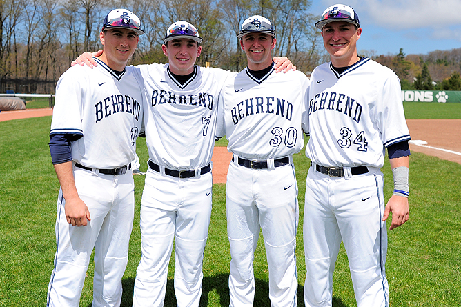 La Roche Steals Two from Baseball on Senior Day