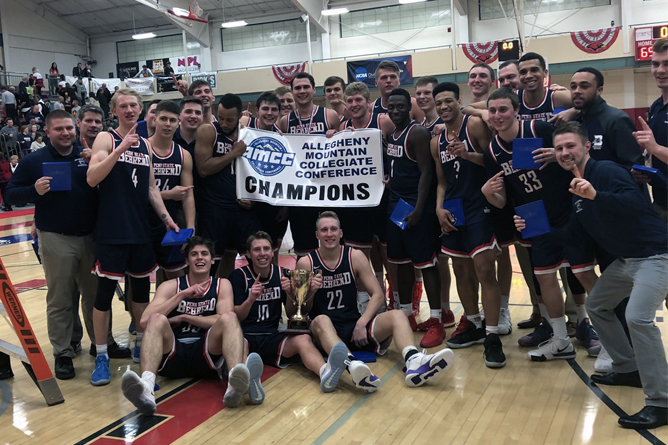 Some Things are Worth the Wait; Men's Basketball Claims AMCC Championship!