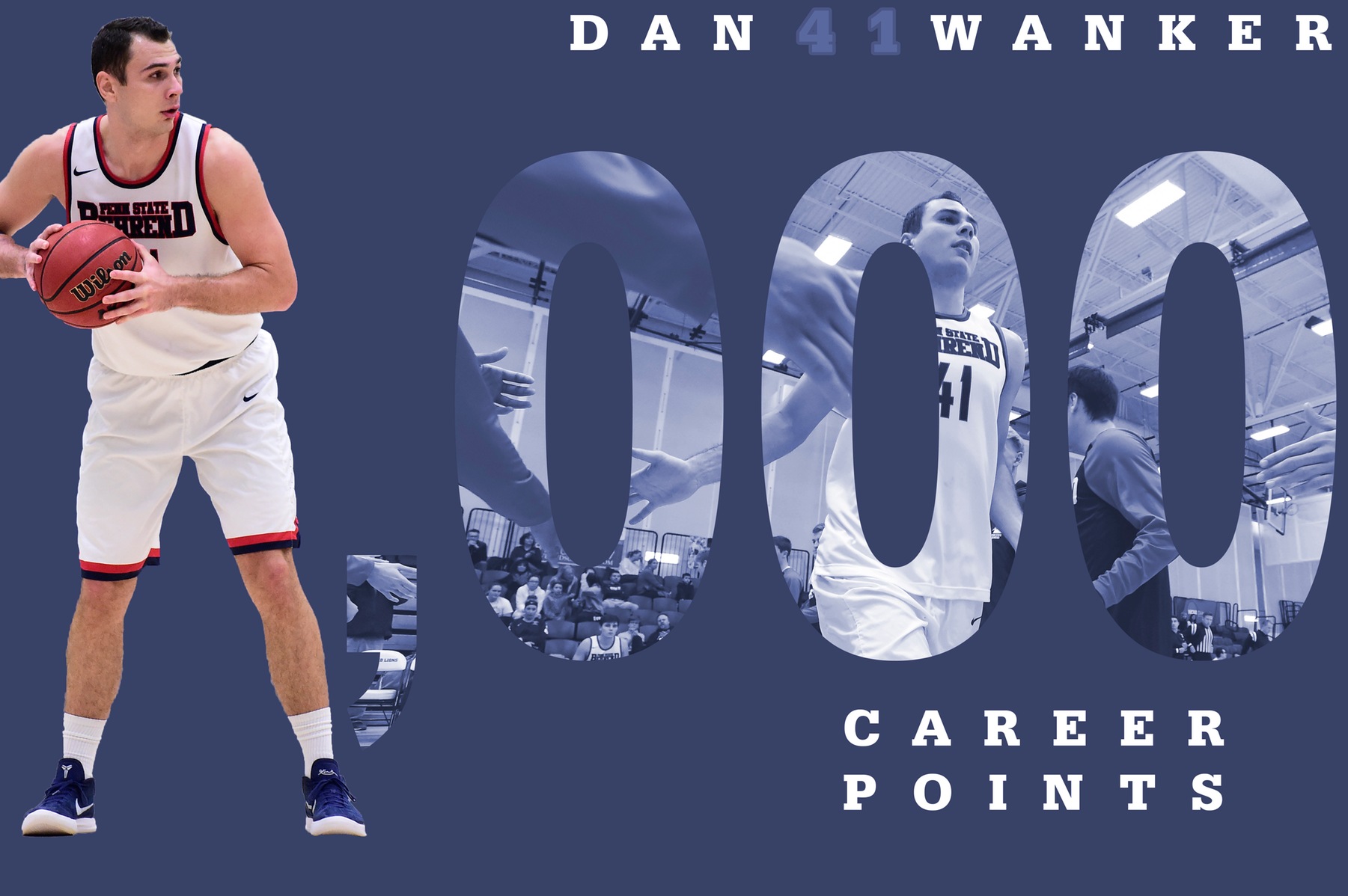 Wanker Records 1,000th Career Point; Lions Down Franciscan