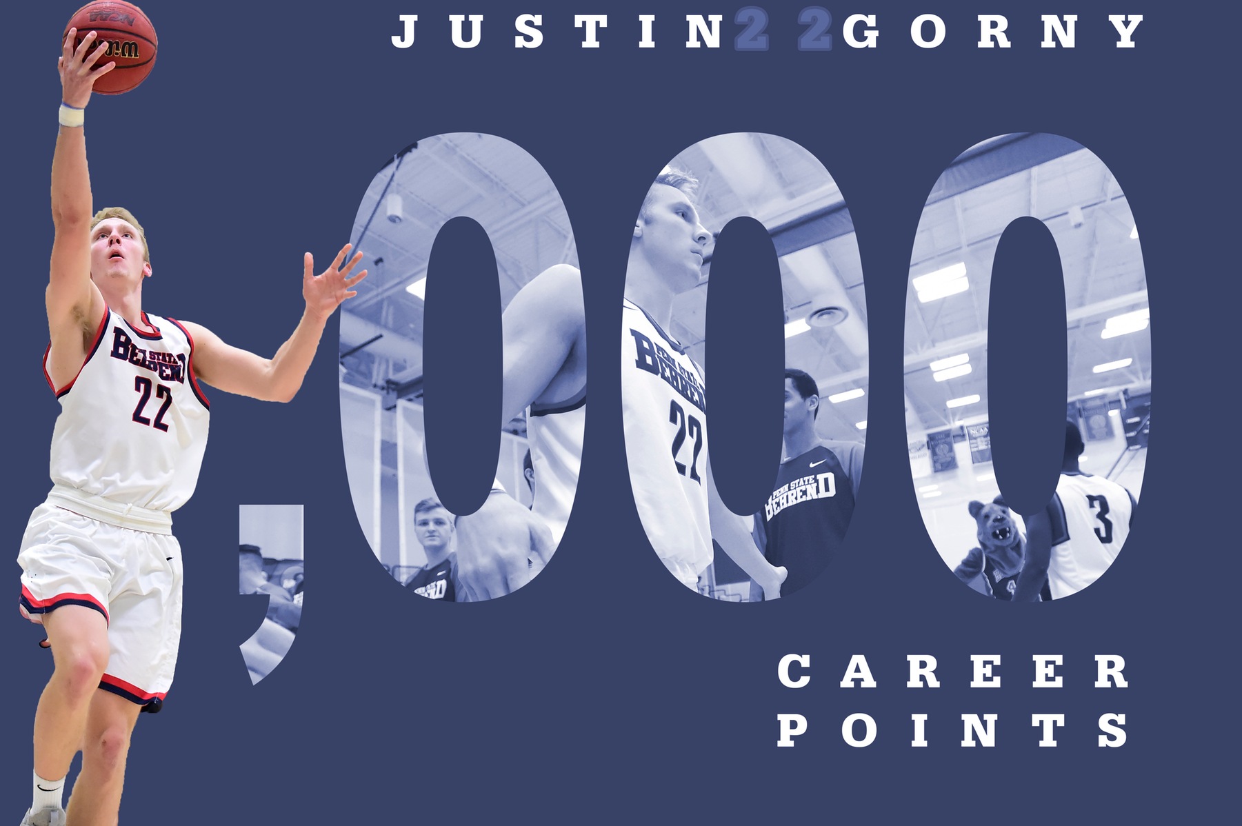 Gorny Reaches 1,000 Career Points; Lions Hold Off Altoona