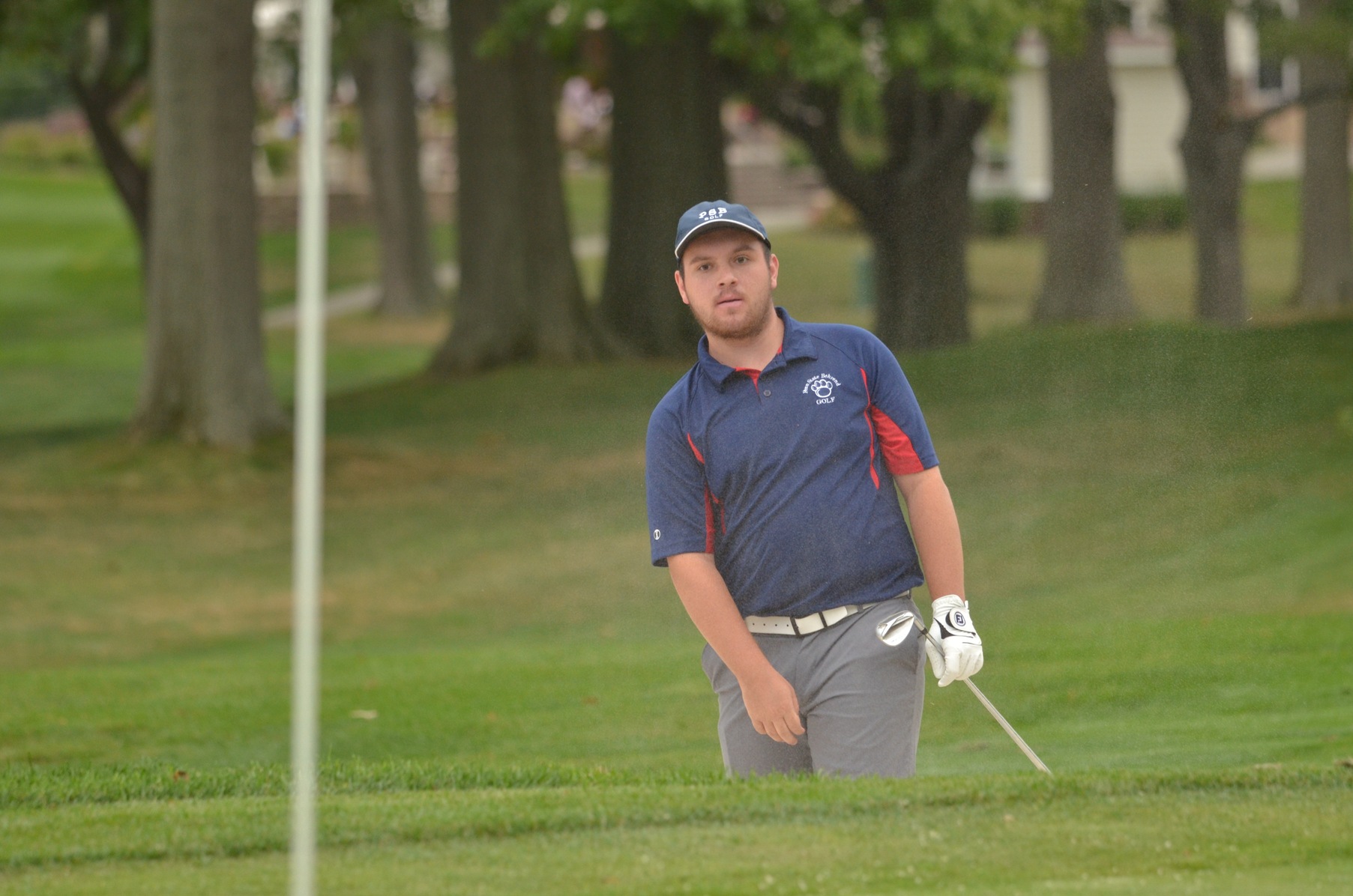 Behrend Men's Golf in Second Place After Day One of AMCC Champs