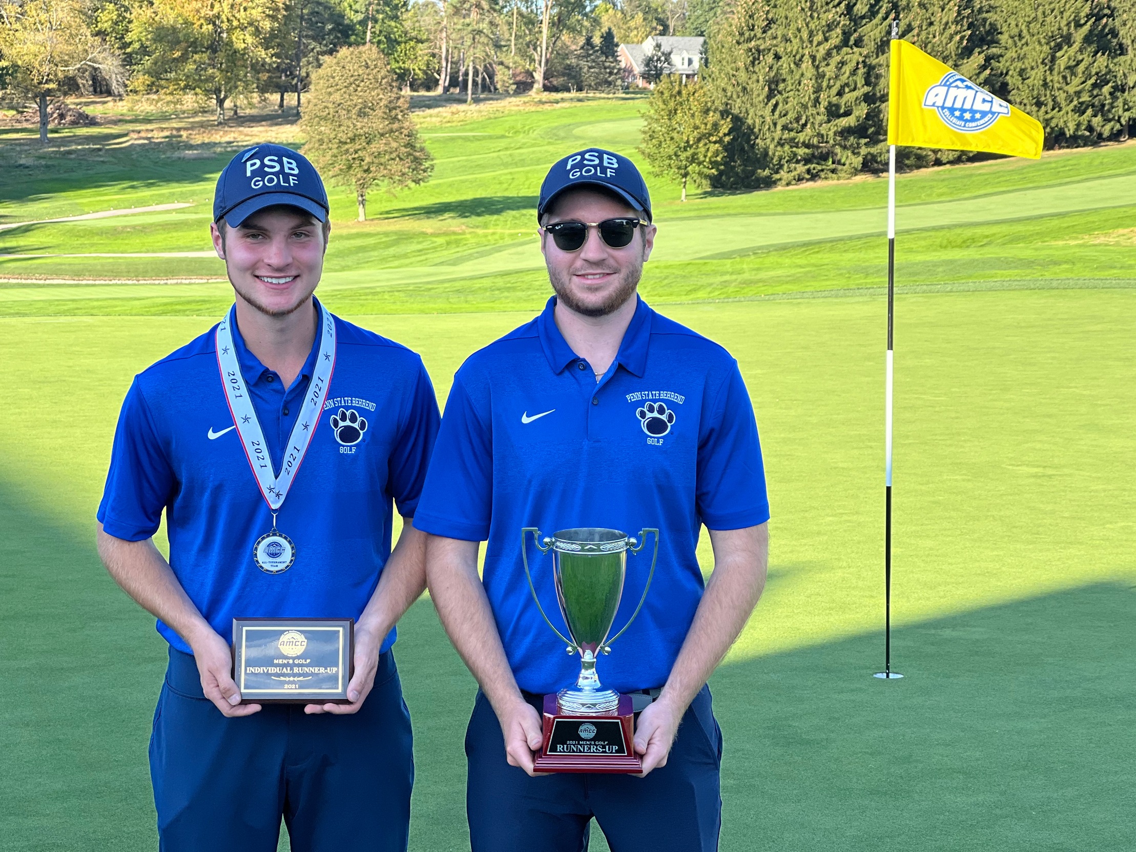 Behrend Men's Golf Places Second at AMCC Championships; Pol Individual Runner Up