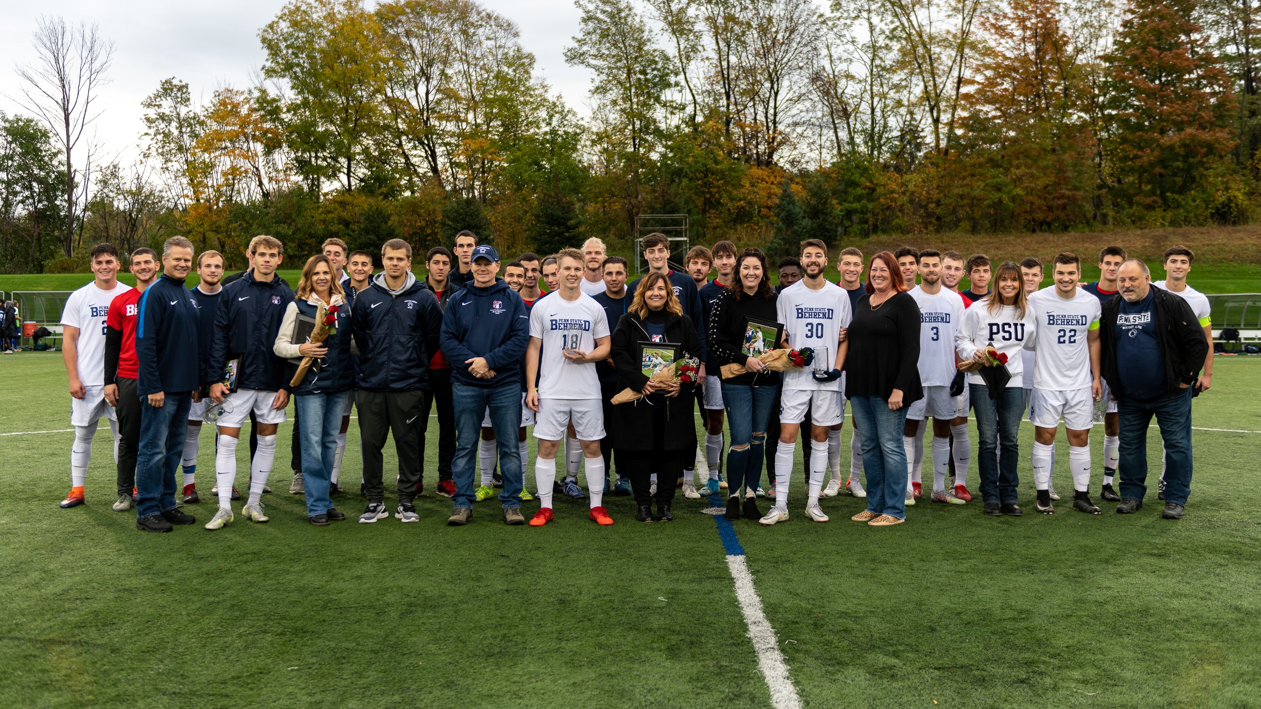 Lions Victorious on Senior Day