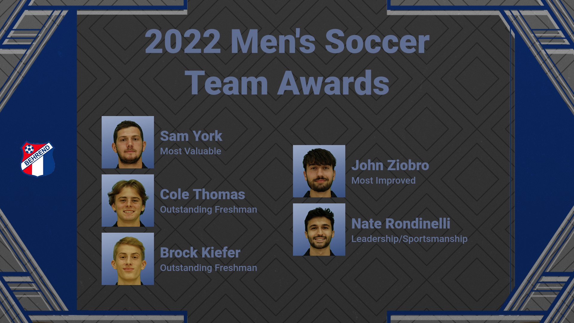 Behrend Men's Soccer Announces Team Awards