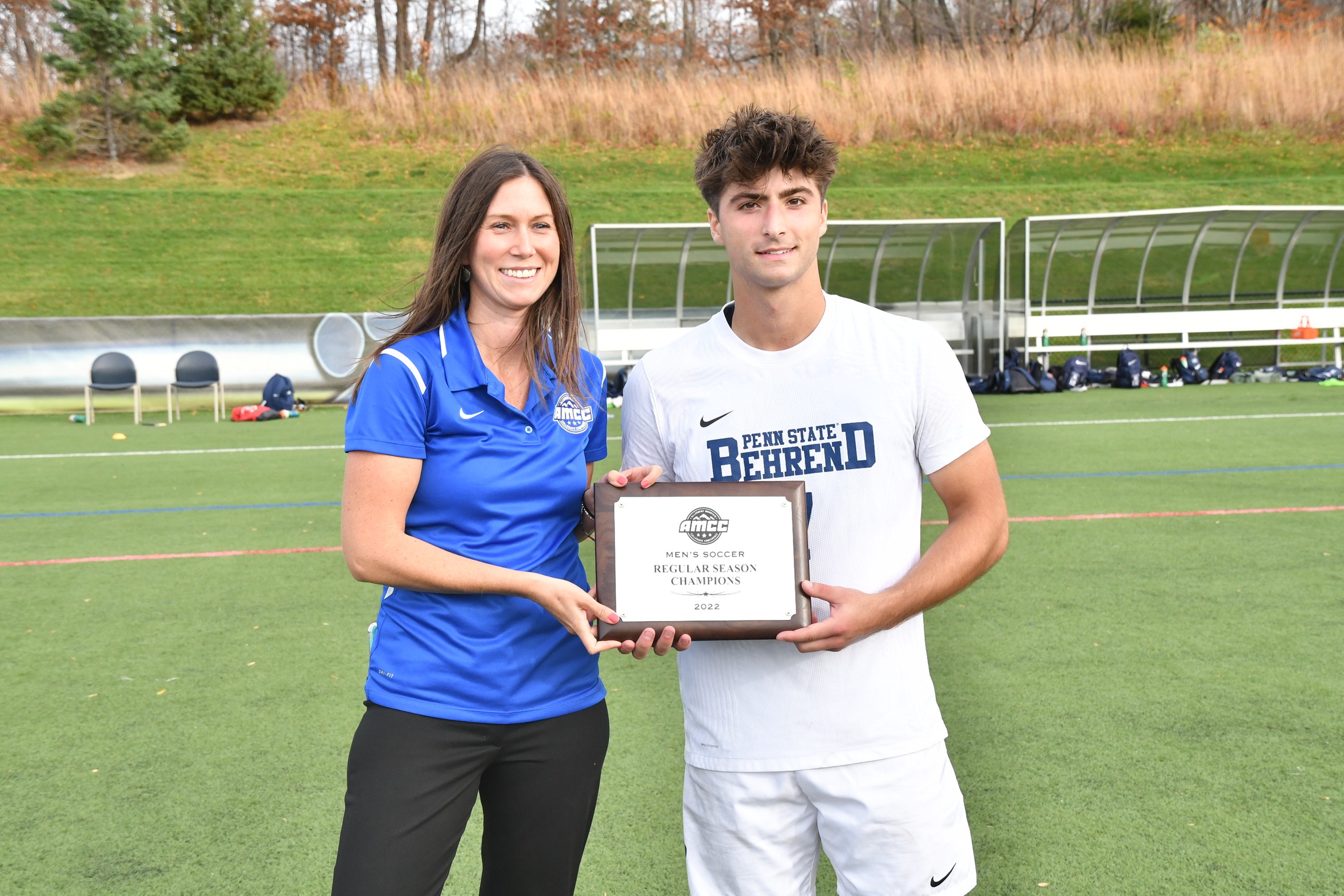 Men's Soccer Plays Mt. Aloysius to Draw in AMCC Championship; Mounties Advance in PK's