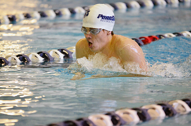 Behrend Moves Into Third Place at Blue Devil Invite; Simon Hits NCAA "B" Cut Time