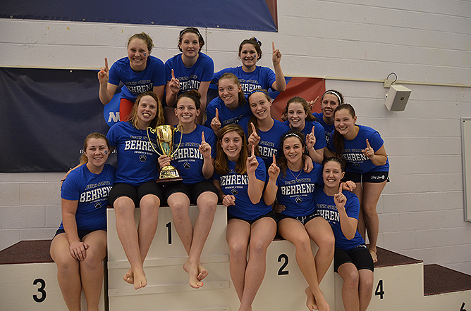 Women's Swimming and Diving Captures AMCC Championship