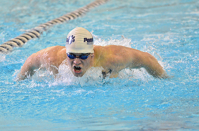 Men's Swimming and Diving Finishes Day One of Blue Devil Invite