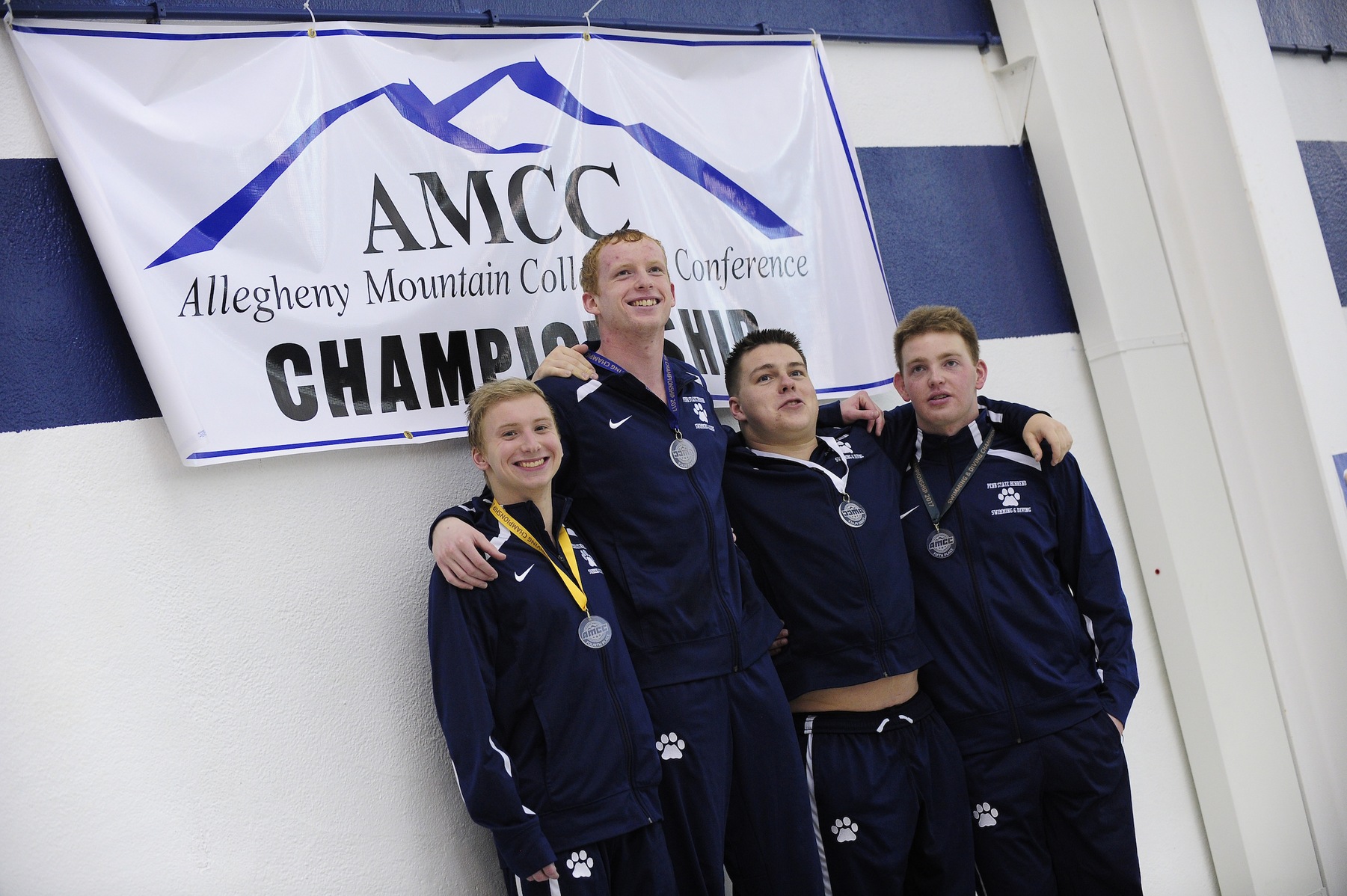Men's Swimming and Diving Extends Lead at AMCC Championships