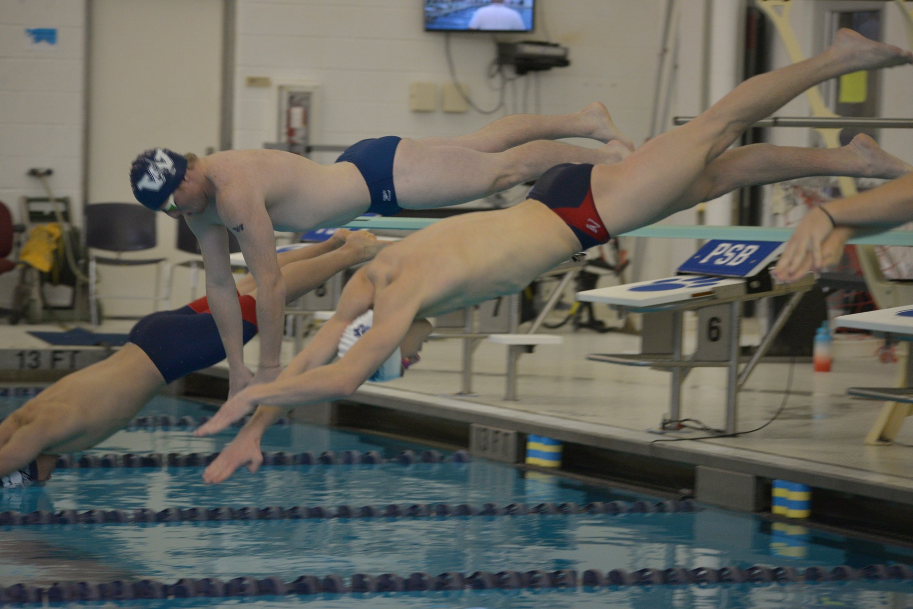 Men's Swimming and Diving Takes Down Baldwin Wallace