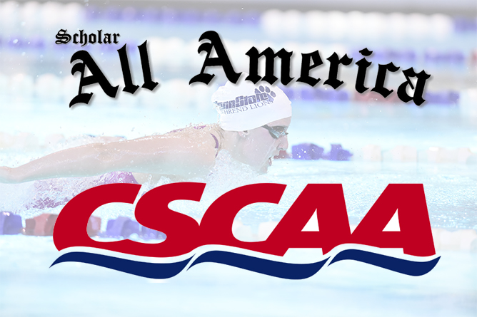 Swimming and Diving Named Fall Scholar Team