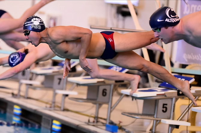 Men's Swimming Concludes Season at Allegheny This Weekend