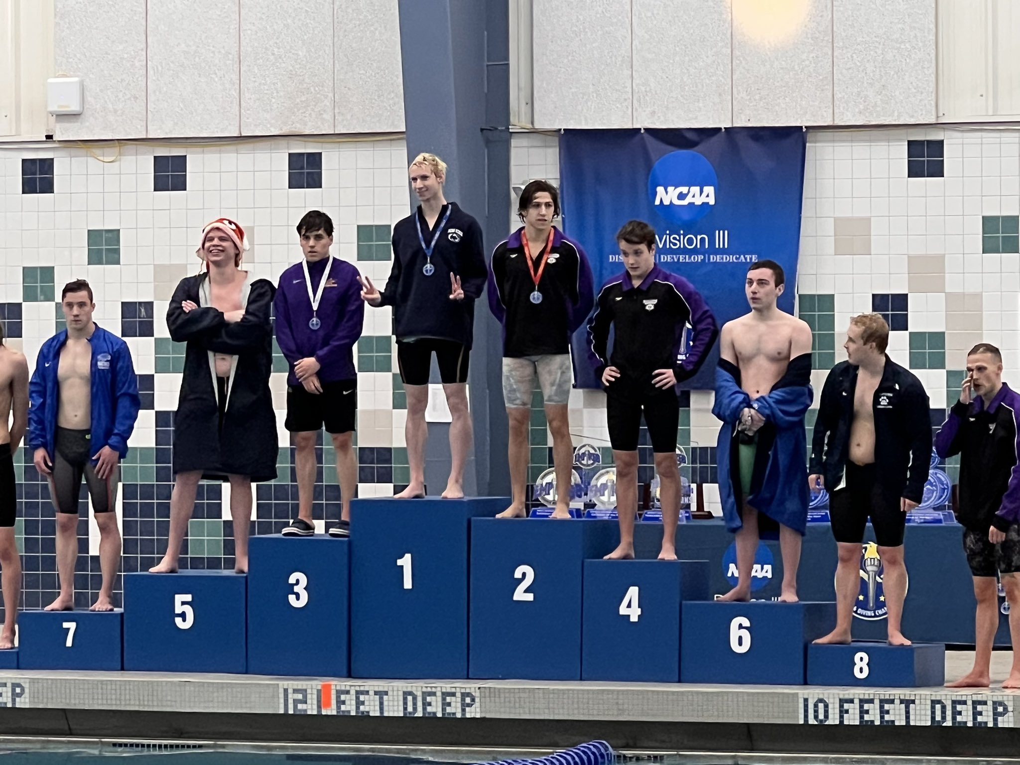 Behrend Lions Remain in Second at AMCC Swimming and Diving Championships