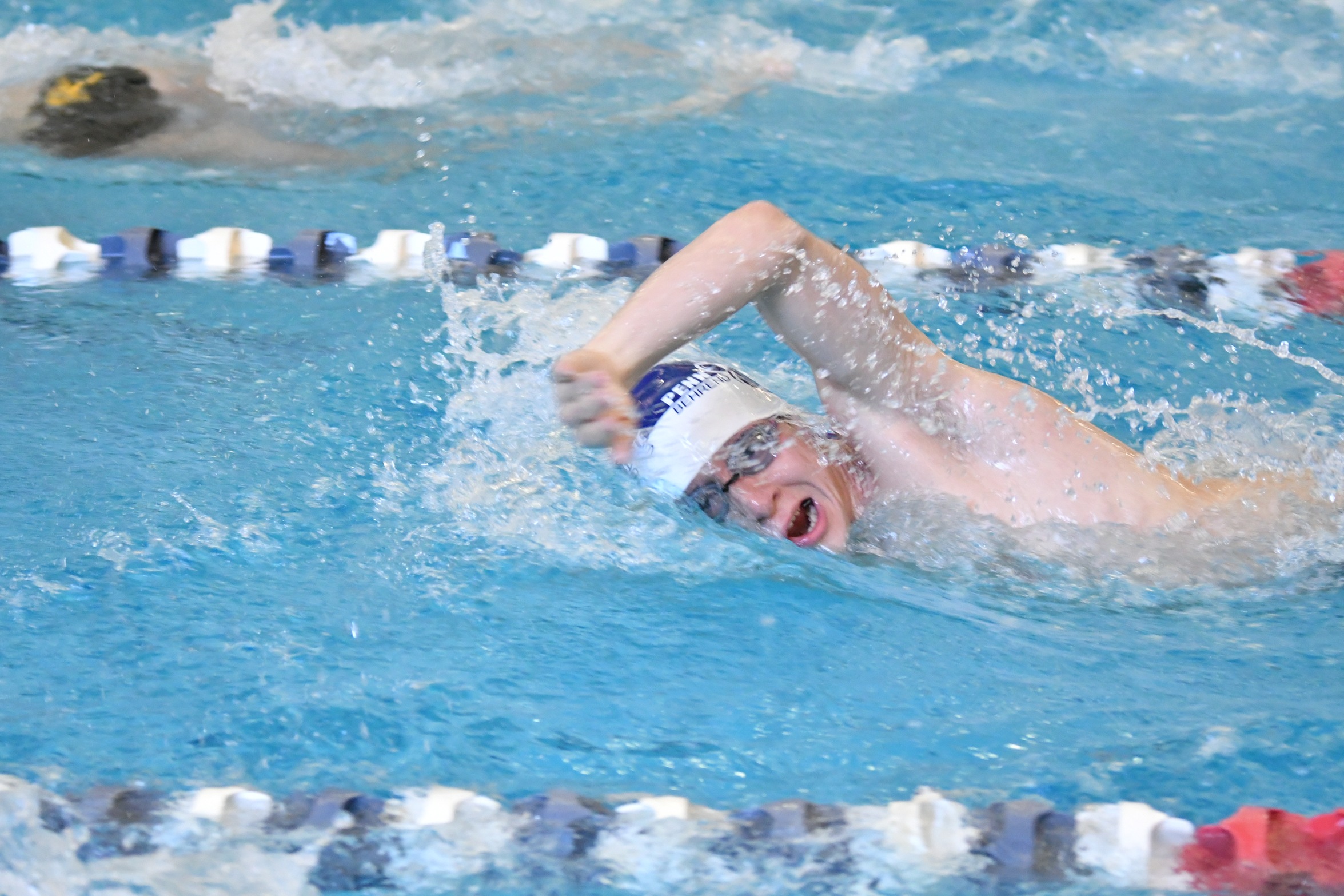 Men's Swimming Sits Second at AMCC Championships