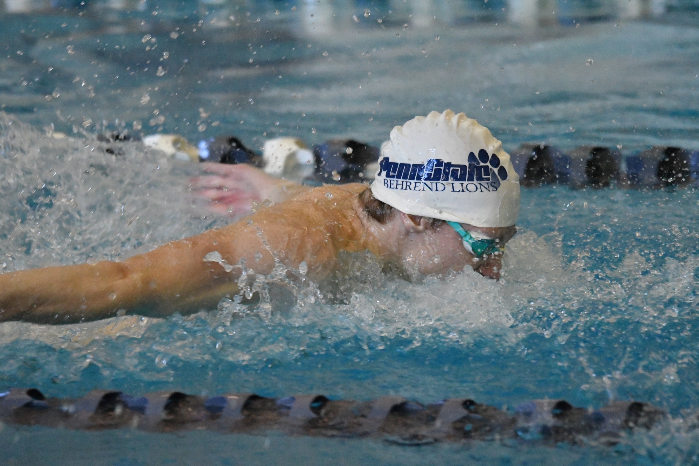 Compton, Tumino Break Records; Men's Swimming and Diving Stays Third at AMCC Championships