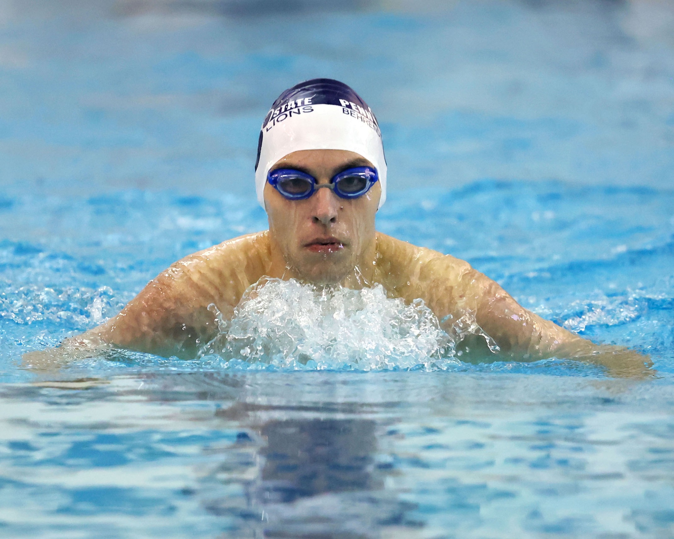 Compton Sets Pool Record; Men's Swimming and Diving Triumph Over Pitt-Bradford