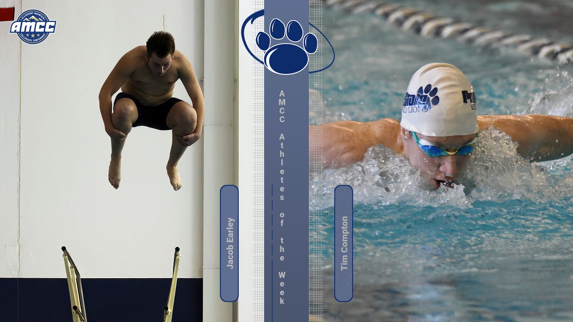 Compton, Earley Named AMCC Athletes of the Week