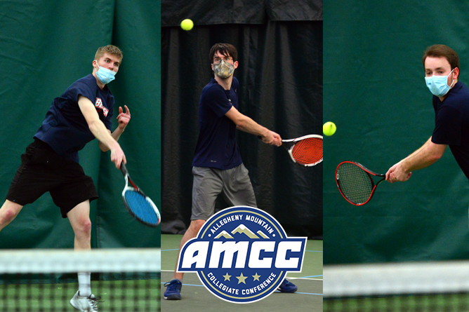 Three Named to All-AMCC Men's Tennis Team