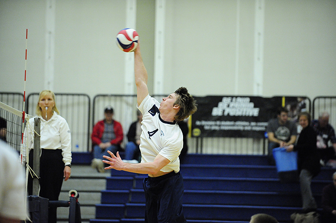 Men's Volleyball Earns First-Ever Win