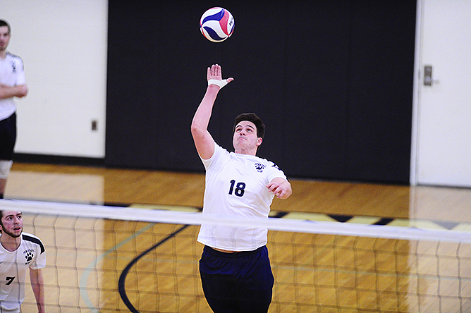 Men's Volleyball Drops a Pair of Matches