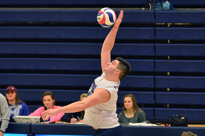 Men's Volleyball Wins Three Unanswered Sets to Defeat Wilson