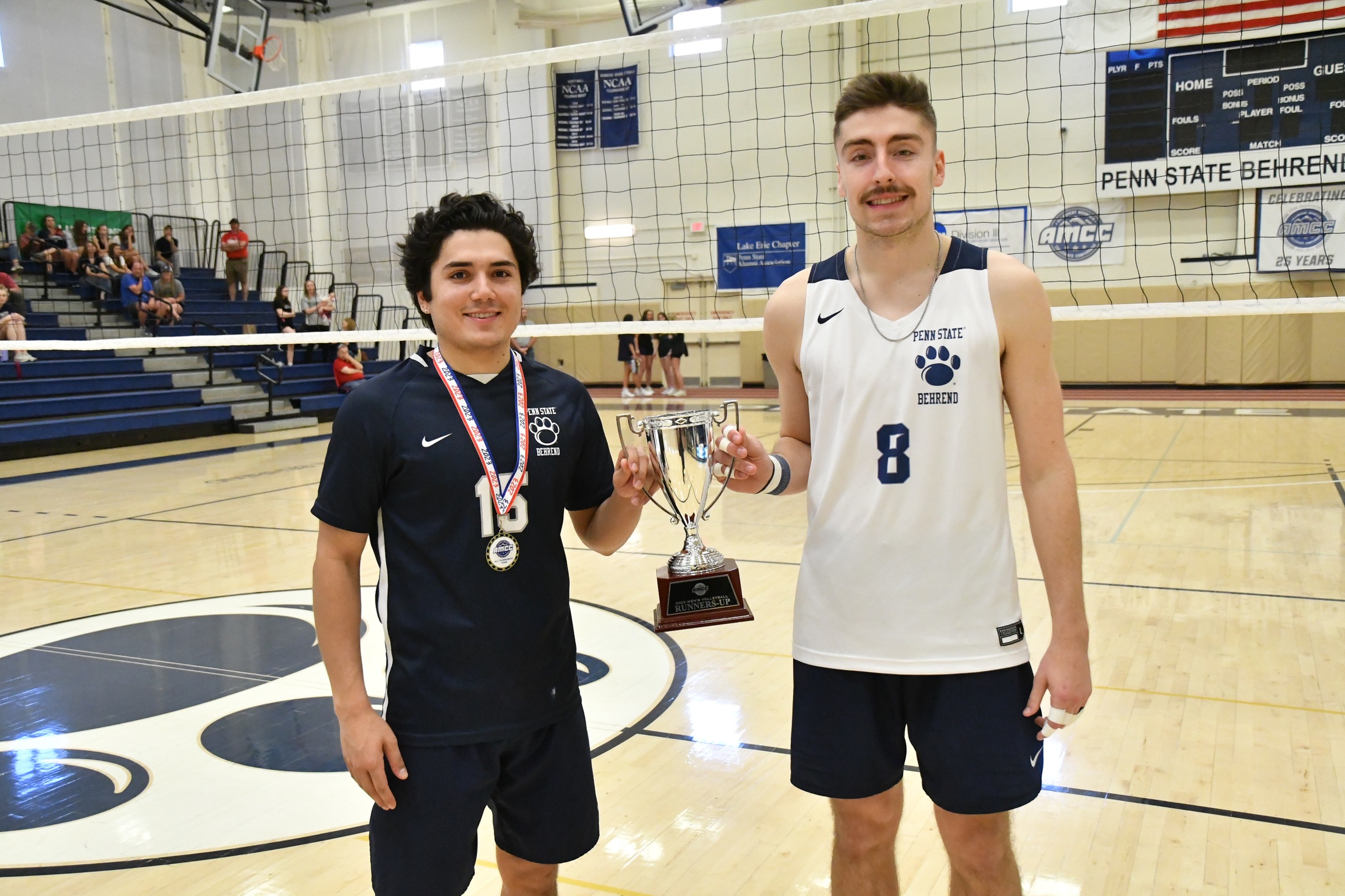 Men's Volleyball Finishes AMCC Runners Up; Martinez, Jackson Named All-Tournament Team