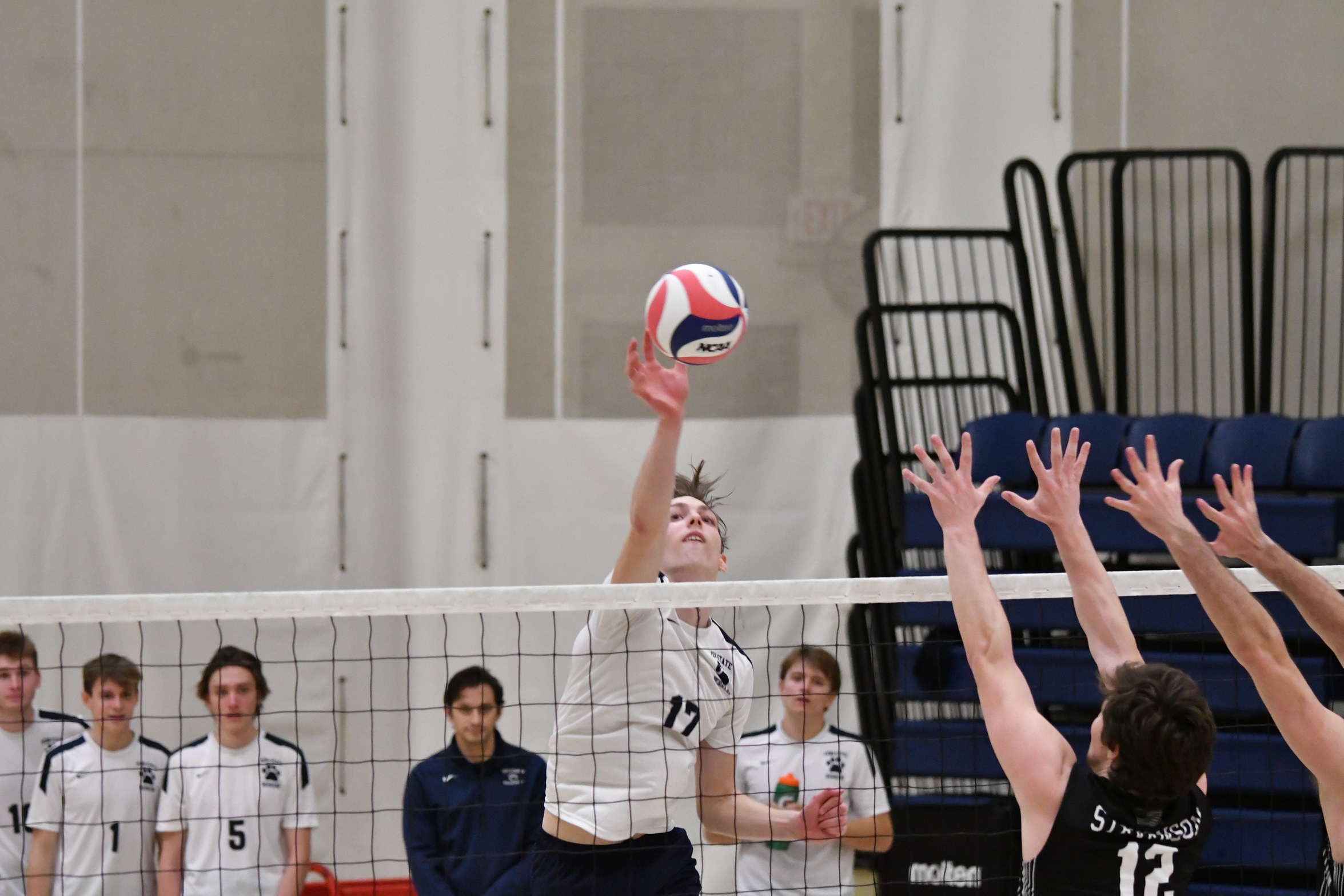 Behrend Men's Volleyball Sweeps Thiel in AMCC Action