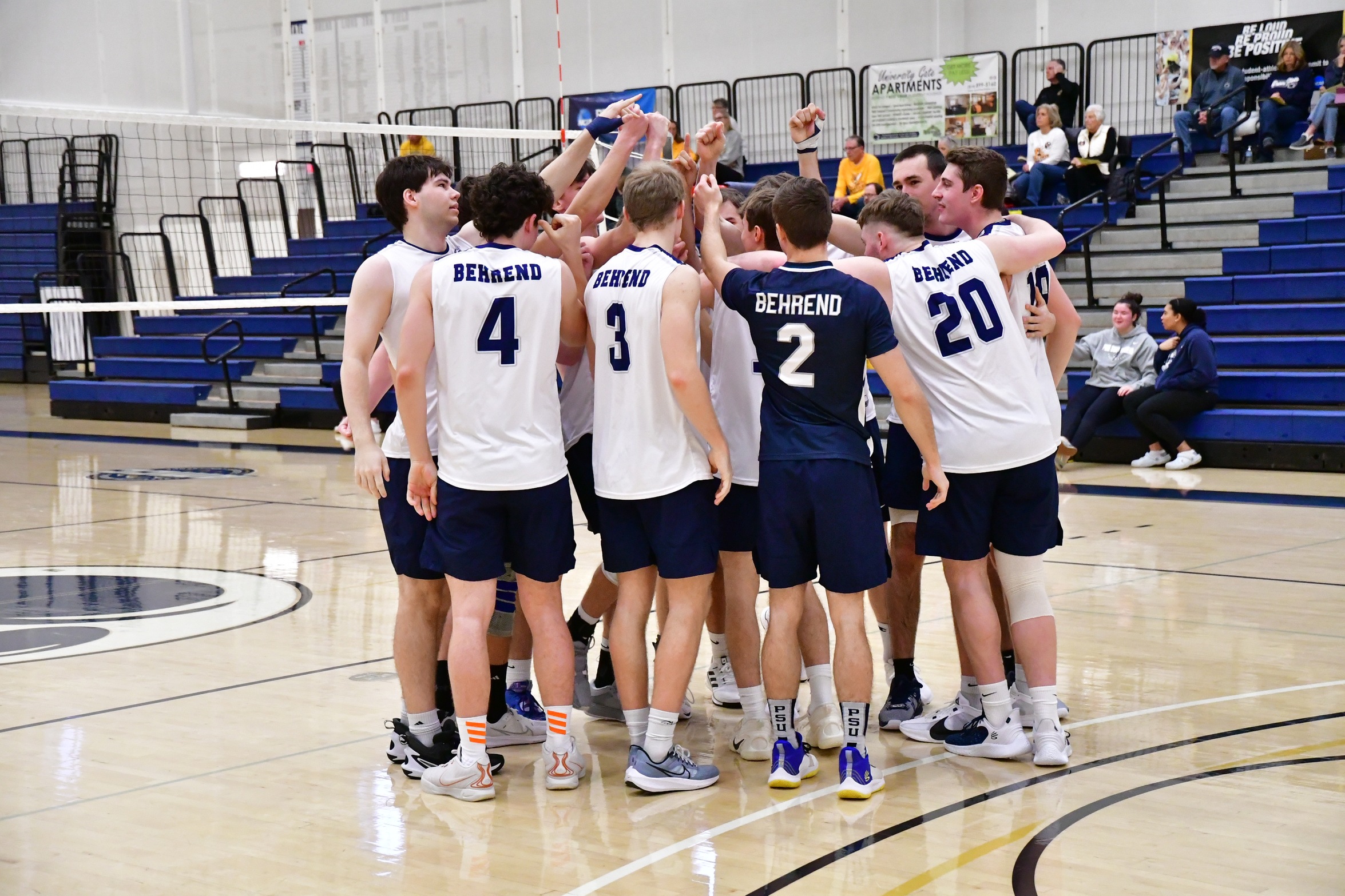 Behrend Men's Volleyball Heads to No. 1 St. Vincent for AMCC Semifinals