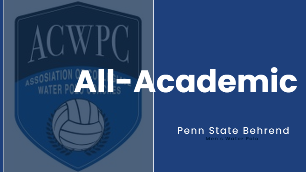 Four Named Men's Water Polo ACWPC All-Academic