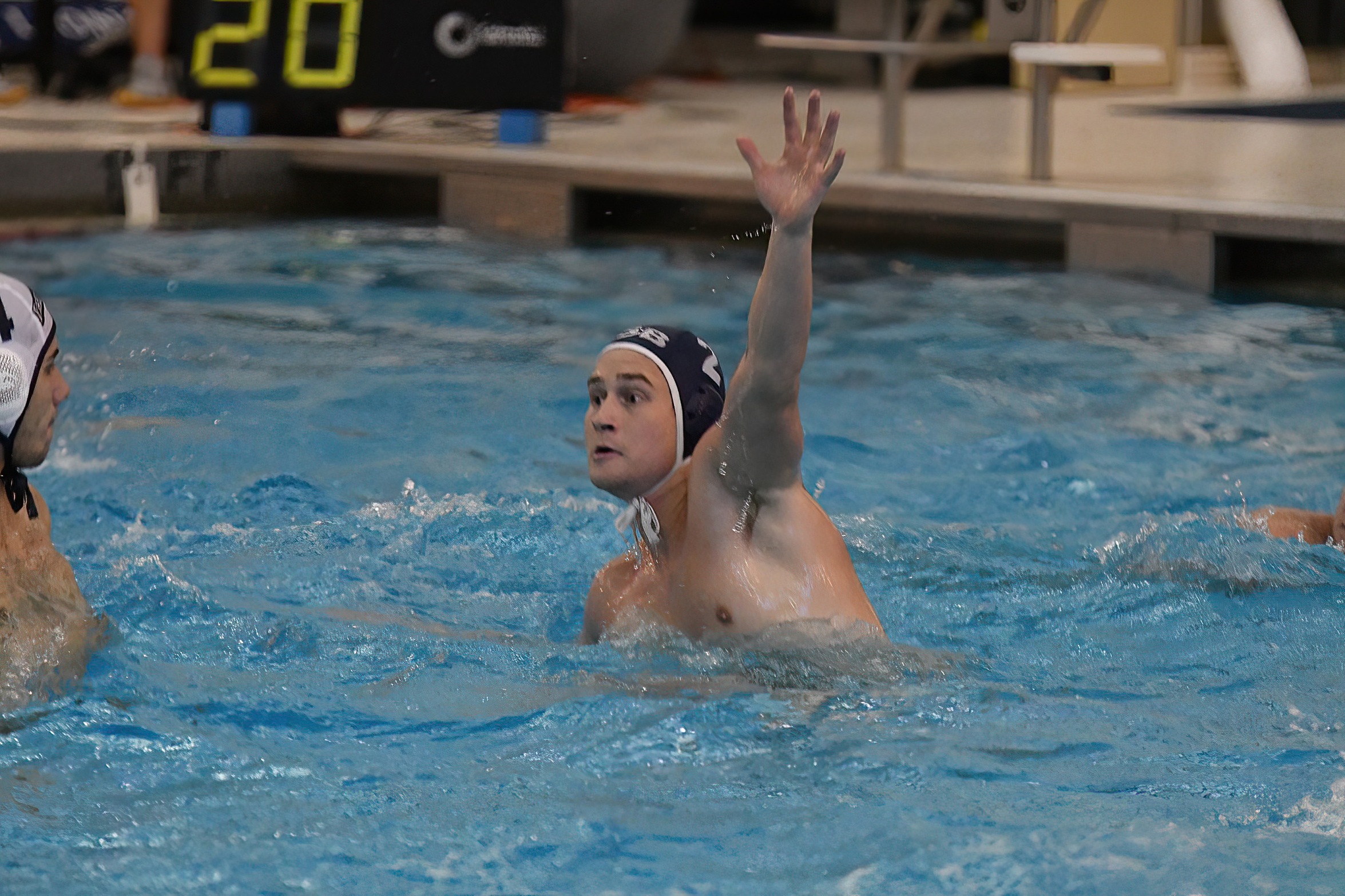 Holl Scores Five Goals; Men's Water Polo Falls to Mount St. Mary's