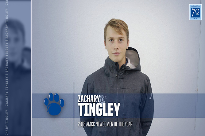 Behrend’s Zachary Tingley Named AMCC Newcomer of the Year